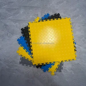 50*50*0.5mm Thick Industrial Fireproof Anti-Slip PVC Vinyl Flooring with 3D Model Design for Indoor Use in Warehouse Office Mall