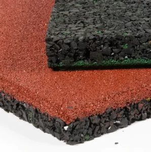 50mm Rubber Crumb Floor Tile for Outdoor Playgrounds and Sports