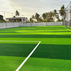 50mm Soccer Artificial Turf Not Infill Durable Artificial Grass For Futsal And Mini Football Field
