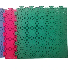 50×36 Feet Outdoor Basketball Court High Quality PP Interlocking Tiles Easy Click Durable Plastic Flooring Gym Garage Use