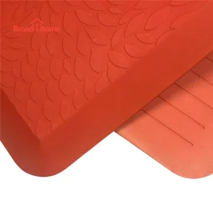 51X92 Thick PU Leather Floor Mat, Shock-Absorbing, Non-Slip, for Kitchen, Living Room, Bathroom