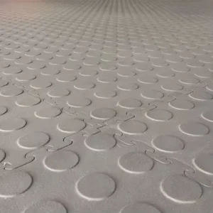 52*52cm 4.5mm Plastic Vinyl Flooring, Indoor Garage Workshop Living Room Use, DIY Installation
