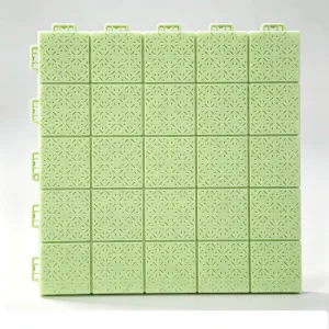 52cm Premium PP Interlocking Flooring Tiles 25-Grid Soft Connection for High-End Kindergarten Venues
