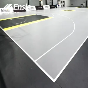 5mm 8mm Outdoor Maple Wood PVC Vinyl Basketball Court Flooring
