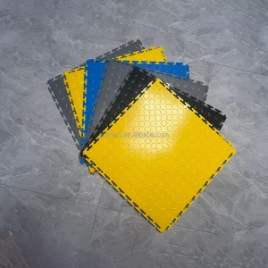 5mm Anti-Slip Customizable Color Logo Garage Anti-Scratch Floor Tiles CE Certified for Workshop