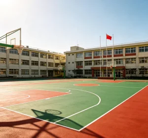 5mm Elastic PVC Waterproof Basketball Court Flooring Anti Slip Shock Absorption Indoor Gym Sports Vinyl