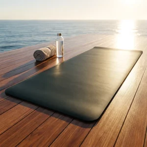 5mm Skin-Friendly Non-Toxic Sweat-Absorbent Pilates PU Natural Rubber Vegan Leather Yoga Mat