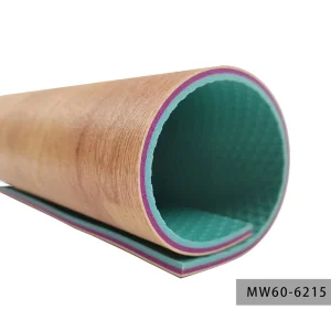 6.0mm Pvc Floor Tiles Basketball Court Flooring Maple Wood Texture Pvc Vinyl Flooring