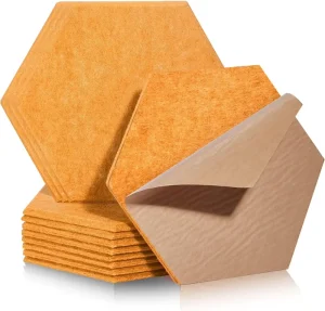 60*120CM PET Felt Sound Absorbing Boards Flame Retardant 100% Polyester Fiber Acoustic Wall Panels Customizable Color