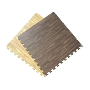 60*60CM Wood Grain Floor Mat Soft Non-Toxic EVA Foam Interlocking Puzzle Mat