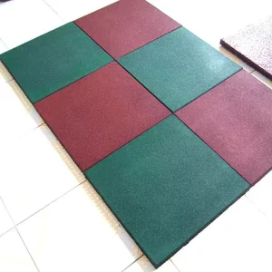 600*600Mm Playground 15Mm-50Mm EPDM Rubber Mats Gym Rubber Flooring Mat Tiles for Shooting Range and Park