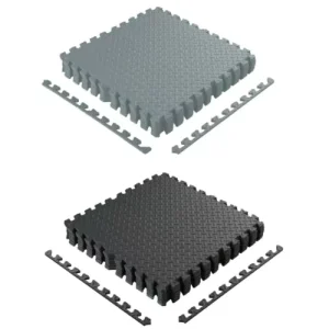 60x60cm 1.2cm Thick EVA Foam Interlocking T-Pattern Soft Play Mat for Martial Arts MMA Judo Taekwondo