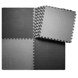 60x60cm Puzzle Fitness Foam Mat Interlocking Gym Flooring Tiles for Exercise