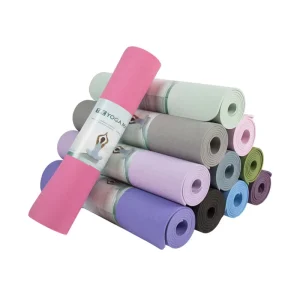6mm Noise High Rebound Mute Indoor Workout Training Non-Slip Durable Dual-Layer TPE Yoga Mats