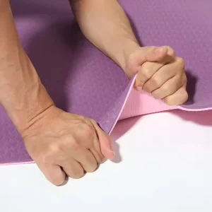 6mm Non-Toxic Grip Double-Layer Two-Tone TPE Yoga Mat