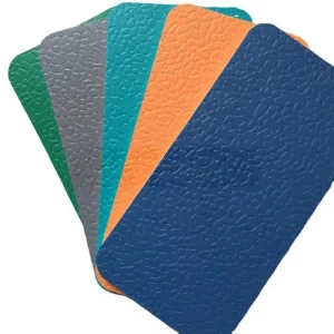 6mm Orange PVC Vinyl Flooring Anti Slip Modern Design Sports Mat for Tennis Court Hotel and School Indoor Use Hebei