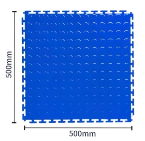 7mm Indoor Waterproof High-Density Durable PVC Interlocking Floor Mats for New Energy Workshop