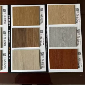 7mm Waterproof Wear-Resistant SPC Vinyl Flooring Self-Installable Click-Lock European Modern Design for Bathroom Sports Area