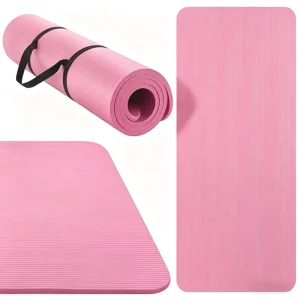8/10/15mm NBR Yoga Mat Anti Slip Thickened for Beginners Home Sports Dance Fitness