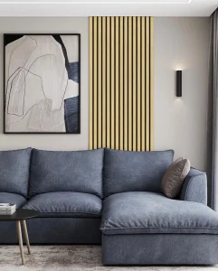 8′ 2×4 Modern Acoustic Panels with 3D Model Design & Graphic Design Services Eco Friendly Sound Absorption NRC 1.0 Suppliers