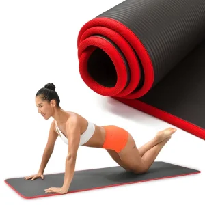 8mm 10mm Extra Thick 1830*600*10cm Men Women Eco-friendly Fitness Tasteless Non-slip NRB Yoga Mat Pilates Gym Exercise