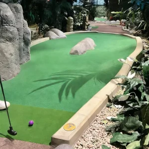 9mm High Density Synthetic Turf for Mini Golf Putting Greens Backyards and Multi-Sport Surfaces with Drainage and UV Resistance