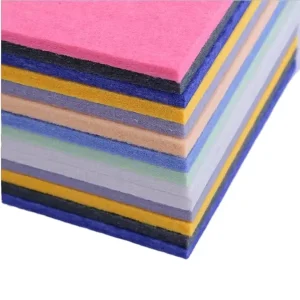 9mm Recycled Polyester Fiber Acoustic Wall Panels Soundproof 3/8 Inch PET Felt Acoustic Panels
