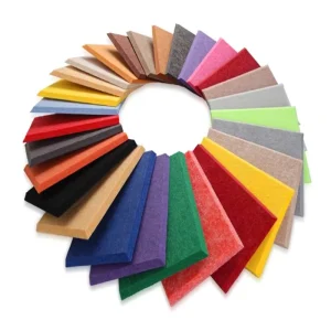 9mm Thick 100% Polyester Felt Eco-Friendly Acoustic Panels Sound Proofing Material Wall Decor Home Studio