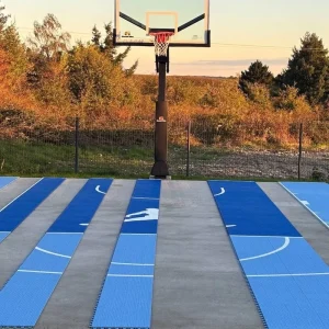 APEX Heavy Duty Interlocking Suspended Flooring Commercial Grade Modular Sport Tiles for Outdoor Basketball Court