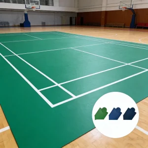 APEX Premium Abrasion Resistant Anti Skid EPDM Sports Court Long Lasting Durable EPDM Flooring for Community Tennis Court
