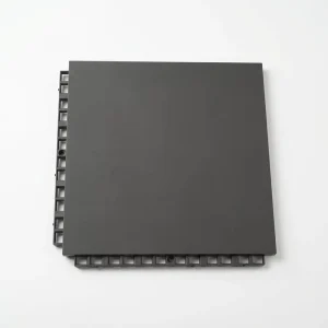 ASF-V10 Indoor Elastic Interlocking Rubber Flooring Tile, 305x305mm, TPV, Non-Slip, 16mm Thick, for Tennis Courts