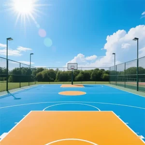 Abrasion Resistant Interlock Modular Floor Heavy Duty Outdoor School Basketball Court Sports Flooring