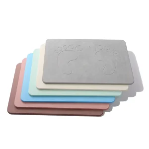 Absorbent Non-Slip Diatomaceous Diatomite Stone Mats for Home Hotel and Bathroom