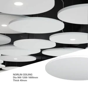 Acoustic Cloud Ceiling Large Sizes Acoustic Ceiling Panels Square Ceiling Panels 1200*1200x40mm Acoustic Fiberglass Suspended