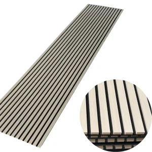 Acoustic MDF Wall Panels with Highly Effective Sound Absorption for Living Room Gym Hotel Use