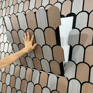 Acoustic Panel Polyester Fiber Wall Panel Soundproof Sound Absorption Eco Friendly Modern Bedroom Ceiling Interior Decor
