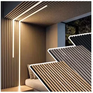 Acoustic Panels Advanced Waterproof Wooden Modern Sound Absorbing Board Graphic Design NRC 90% 1 Year Warranty for