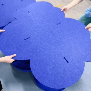 Acoustic Panels Fluted Wall Panels Soundproofing Decorative Acoustic Board Home Office Studio Theater Wall Ceiling Noise