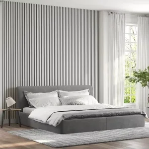 Acoustic Soundproof Heat Insulation 2400mm Modern Design Dining Household Wooden MDF Accent Wall Panel