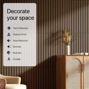 Acoustic Wall Panel Factory Free Sample Acoustic Wood Panel