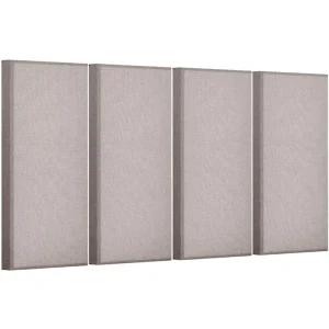Acoustic Wall Panels Fabric Modern Design Eco Friendly High Noise Reduction (NRC 0.75-0.95) for Living Room & Hotel Use