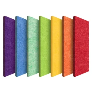 Acoustic Wall Panels Sound Pet Polyester Fiber Felt for Ceiling and Wall Decor Graphic Design Solution