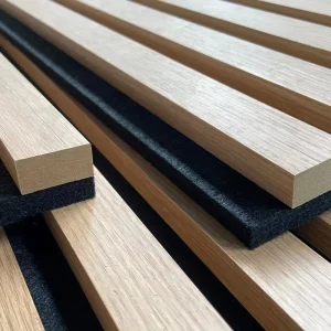 Acoustic Wooden Wall Panels Soundproof Wood Slat Acoustic Wall Panels