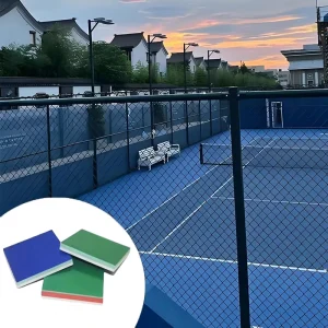 Acrylic Coated Tennis Court Sports Flooring Fast Drying Color Retention Technology