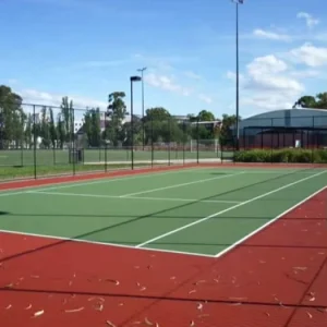 Acrylic Liquid Paint Tennis Court Rubber Flooring