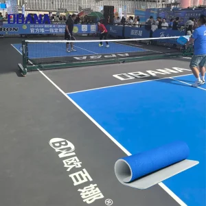 Acrylic PVC Outdoor Sports Flooring for Pickleball Volleyball Courts Shock Absorption Anti Slip
