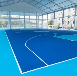 Acrylic Rubber Paint Floor Sports Courts Coating Synthetic Surface for Pickleball Tennis Badminton Basketball Court