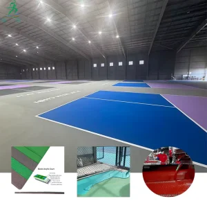 Acrylic Surface Pickleball Tennis Sports Court Flooring Indoor Outdoor Shock Absorbing