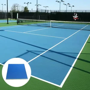 Acrylic Tennis Court Sports Flooring UV Protected Seamless Texture Design
