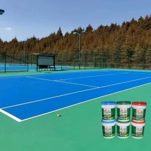 Acrylic Topcoat Water based Multi sport Court Flooring Tennis Basketball UV Weather Resistant Eco friendly Flooring
